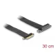 Delock PCI Expressz riser kártya x4 apa - x4 szlot 90 -os szögben kábellel 30 cm hosszú (88025)