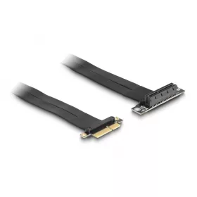   Delock PCI Expressz riser kártya x4 apa - x4 szlot 90 -os szögben kábellel 60 cm hosszú (88026)