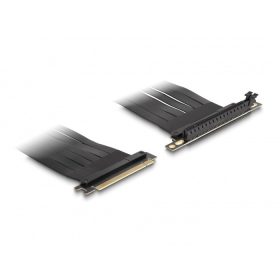   Delock PCI Expressz riser kártya x16 apa - x16 szlot 90 -os szögben kábellel 60 cm hosszú (88028)