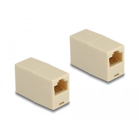 Delock Adapter RJ45 anya - RJ45 anya UTP bézs (88034)