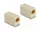 Delock Adapter RJ45 anya - RJ45 anya UTP bézs (88034)