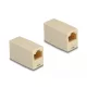 Delock Adapter RJ45 anya - RJ45 anya UTP bézs (88034)