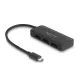 Delock Elosztó USB Type-C  csatlakozóval (DP alternatív mód támogatás)   3 db. DisplayPort MST 4K 60 Hz (88041)