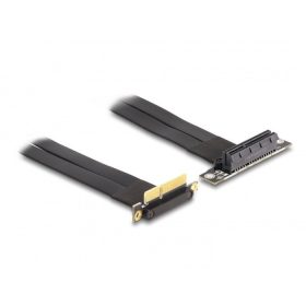   Delock PCI Expressz riser kártya x4 apa 90 -os szögben - x4 szlot 90 -os szögben kábellel 60 cm (88045)