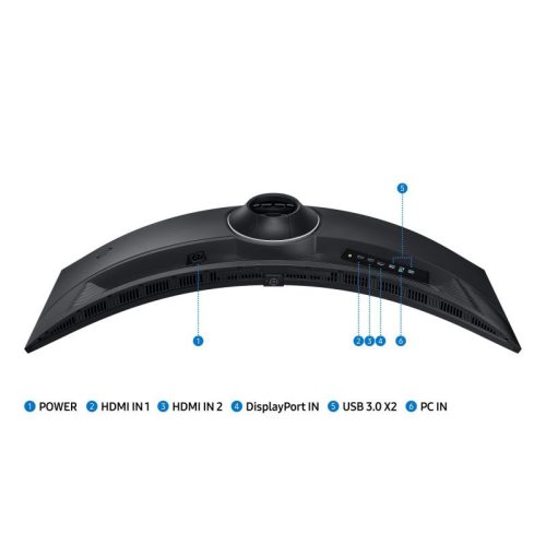 SAMSUNG 49" LS49CG950EUXEN DQHD VA 32:9 1ms ívelt gamer ultrawild monitor