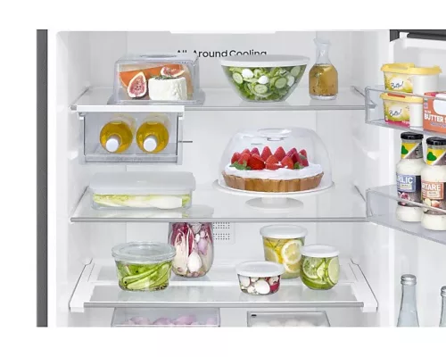 Samsung RB50DG602ES9EO Széles alulfagyasztós hűtőszekrény  SmartThings AI Energia üzemmóddal 508 L, kifinomult inox