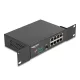 Delock 10" Gigabit Ethernet-kapcsoló, 8 port + 1 SFP