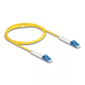   Delock Üvegszálas optikai kábel LC Duplex - LC Duplex egyszerű módozatú, OS2 hajlított, 2 m (88071)