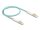 Delock Üvegszálas optikai kábel LC Duplex - LC Duplex egyszerű többszörös, OM3 hajlított, 1 m (88079)