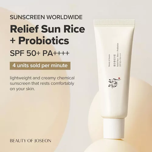 BEAUTY OF JOSEON RELIEF SUN RICE PROBIOTICS SPF50+/PA++++