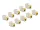 Delock Keystone Modul RJ45 anya - LSA Cat.6A eszközmentes sárga 10 db-os szett (88111)