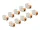 Delock Keystone Modul RJ45 anya - LSA Cat.6A eszközmentes narancssárga 10 db-os szett (88117)