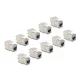 Delock Keystone Modul RJ45 anya - LSA Cat.6A eszközmentes szürke 10 db-os szett (88120)