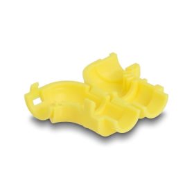   Delock 8 db.-os kábel klipszelő (összefogó) hajlításhoz sárga