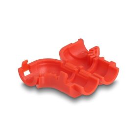   Delock 8 db.-os kábel klipszelő (összefogó) hajlításhoz piros