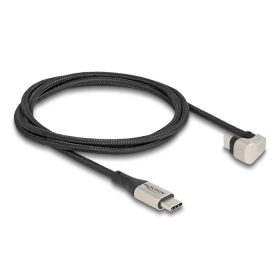   Delock USB 2.0 Kábel USB Type-C  apa - apa 180 -ban hajlított 1 m PD 3.0 60 W