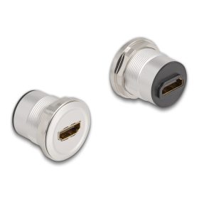 Delock HDMI beépített anya 8K 60 Hz alumínium (88191)