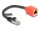 Delock RJ45 eszköz védő adapter Cat.6A S/FTP 20 cm (Elszakadás gátló adapter) (88197)