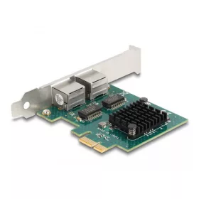 DeLock Gigabit PCIe 2 portos hálózati kártya (88205)