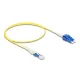 Delock Optikai szálas kábel CS apa - LC Duplex egyszeres mód G657A2 / OS2 Uniboot 0,5 m (88291)