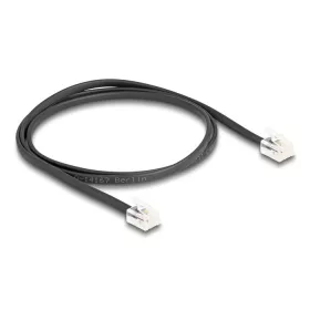Delock Telefon kábel RJ11 apa - RJ11 apa fekete 1 m (88301)