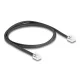 Delock Telefon kábel RJ11 apa - RJ11 apa fekete 1 m (88301)