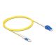 Delock Optikai szálas kábel CS apa - LC Duplex egyszeres mód G657A2 / OS2 Uniboot 2 m (88306)