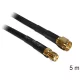 Delock SMA antenna kábel SMA Plug > SMA Jack 5m (88444)