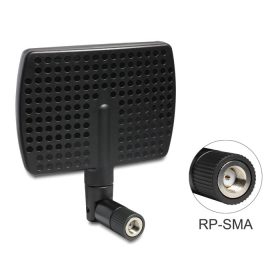   Delock WLAN antenna RP-SMA 802.11 a/b/g/n 5~7 dBi, irányítható csatlakozás (88447)