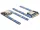 Delock FME dugó > SMB Jack adapter, 125 mm (88473)