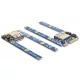 Delock FME dugó > SMB Jack adapter, 125 mm (88473)