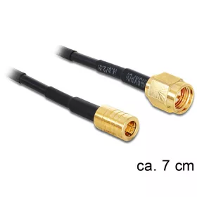   Delock SMA csatlakozódugó > SMB csatlakozódugó adapter, 70 mm (88474)