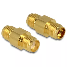   Delock adapter SMA jack > SMA jack, 17,15 mm, aranyozott (88478)