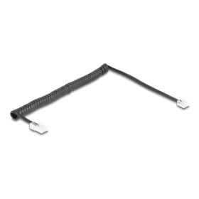   Delock Telefon csavart kábel RJ11 apa - RJ45 apa fekete színű 2 m (88479)