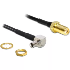 Delock TS-9 90  dugó > SMA Jack 145 mm adapter