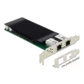 Delock PCI Express x4 kártya - 2 x Gigabit LAN PoE+