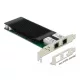 Delock PCI Express x4 kártya - 2 x Gigabit LAN PoE+