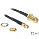 Delock SMA jack > MMCX jack, 200 mm