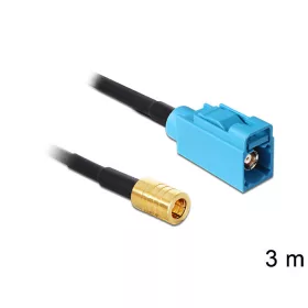 Delock SMB dugó > FAKRA Z jack RG-174, 3m (88652)