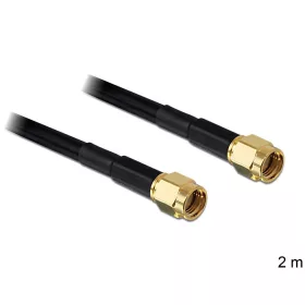 Delock RP-SMA dugó > RP-SMA dugó LMR195, 2m (88656)