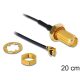 Delock SMA> MHF /U.FL-LP-068 antenna kábel 20cm (88747)