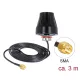 Delock LTE Antenna SMA 2 dBi 3 m RG-174 kör mindenirányú fekete kültéri