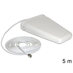   Delock LTE 20/1/3/7 sávos kültéri antenna, N jack 8 ~ 9 dBi irányított, fehér