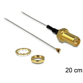   Delock antenna kábel RP-SMA jack > MHF IV/HSC MXHP32 20cm (88815)