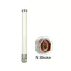 Delock WLAN 802.11 ac/a/b/g/n antenna, N-tip. csatlakozóval, 4.5~7 dBi, 220mm, gömbkarakterisztikájú