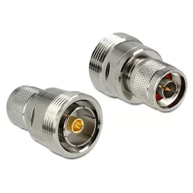 Delock Adapter N jack > 7/16 jack, nikkelezett