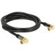 Delock IEC(koax) > IEC(koax) RG-6/U 2 m antennakábel fekete (88865)
