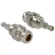 Delock Adapter N Jack > SMA Jack Bulkhead, nikkelezett