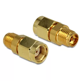   Delock adapter RP-SMA dugós metrikus menet> RP-SMA csatlakozó