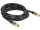 Delock IEC(koax)-dugó > IEC(koax)-hüvely RG-6/U antenna kábel 3m fekete (88924)